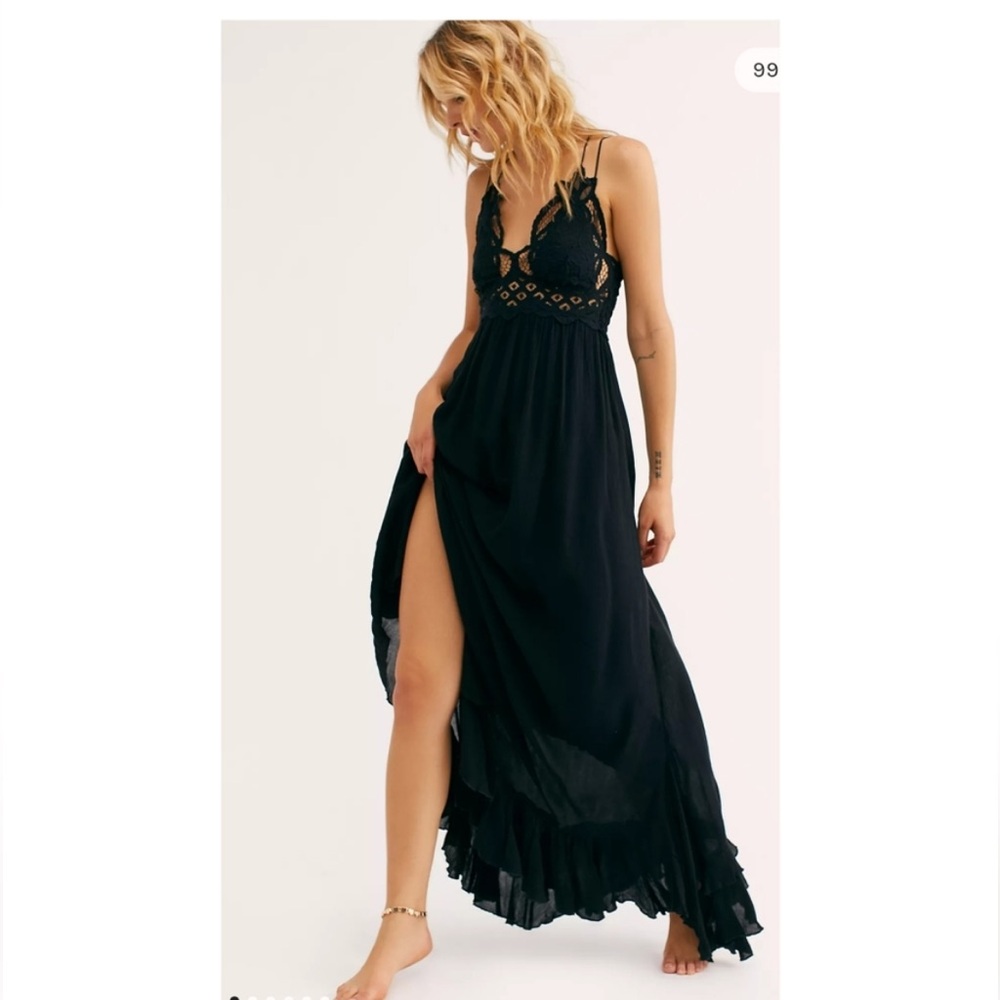 Adella free people maxi slip dress